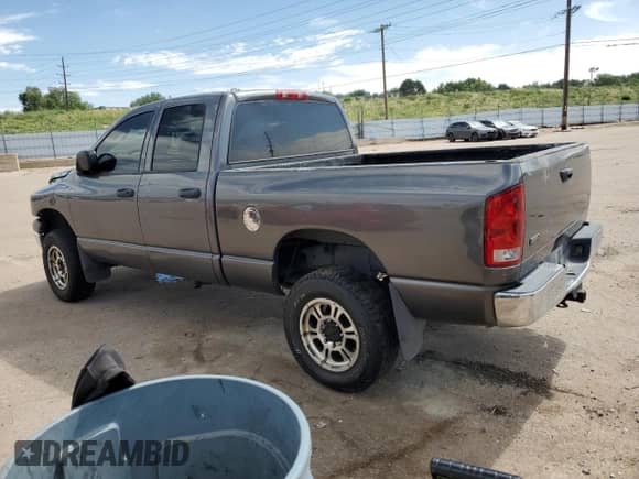 2004 Dodge 2500 SLT with VIN 1D7KU28D34J228368, listed as a Copart auction lot 62384255 with 187,594 mi miles and Clean title. Bid and sale history available at DreamBid. Image 2.