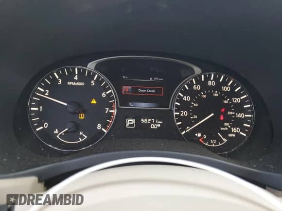 2015 Nissan Pathfinder SL with VIN 5N1AR2MN4FC604536, listed as a Copart auction lot 80503345 with 56,271 mi miles and Salvage title. Bid and sale history available at DreamBid. Image 9.