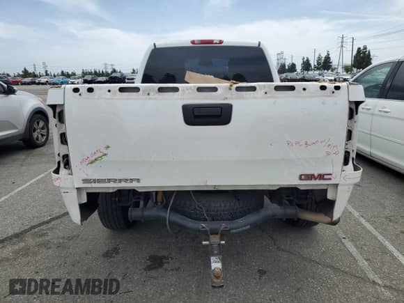 2007 GMC Sierra 1500 SLE1 with VIN 1GTEC19C27Z508489, listed as a Copart auction lot 56066675 with 158,143 mi miles and Salvage title. Bid and sale history available at DreamBid. Image 6.