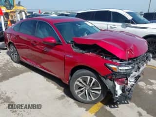 2022 Honda Accord EX-L with VIN 1HGCV3F55NA025580, listed as a IAAI auction lot 42755306 with 20,518 mi miles and . Bid and sale history available at DreamBid. Image 1.