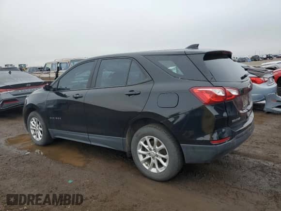 2020 Chevrolet Equinox LS z VIN 2GNAXSEVXL6140852, wystawiony jako Copart lot #58757795 z przebiegiem 96 375 mil mil oraz Szkoda całkowita • Salvage title. Historia ofert i sprzedaży dostępna na DreamBid. Obrazek 2.