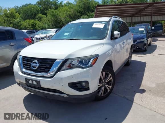 2017 Nissan Pathfinder SL with VIN 5N1DR2MN9HC661380, listed as a IAAI auction lot 42611662 with 96,579 mi miles and . Bid and sale history available at DreamBid. Image 17.