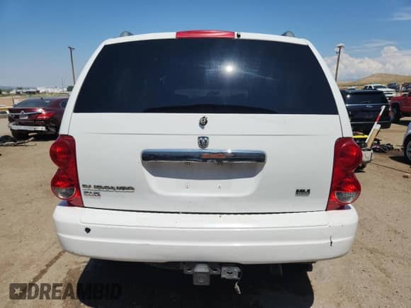 2006 Dodge Durango SLT with VIN 1D4HB48N56F163062, listed as a Copart auction lot 70534715 with 277,492 mi miles and Salvage title. Bid and sale history available at DreamBid. Image 6.