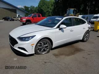 2021 Hyundai Sonata SEL с VIN KMHL14JA4MA160466, выставлен на аукционе Copart как лот 66268855 с пробегом 65 191 миль миль и Списание • Salvage title. История ставок и продаж доступна на DreamBid. Изображение 1.