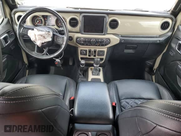 2022 Jeep Wrangler Unlimited Sport S with VIN 1C4HJXDG6NW221820, listed as a Copart auction lot 72015225 with 14,922 mi miles and Salvage title. Bid and sale history available at DreamBid. Image 8.