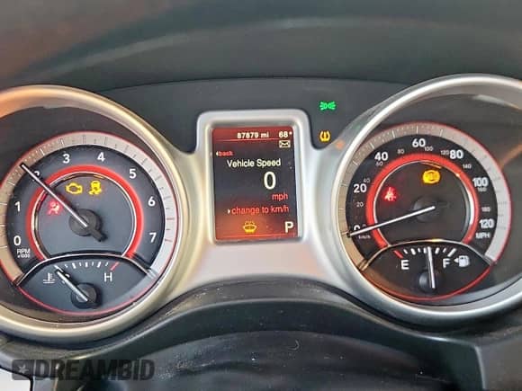 2020 Dodge Journey SE Value with VIN 3C4PDCAB7LT270502, listed as a Copart auction lot 84623105 with 87,879 mi miles and Salvage title. Bid and sale history available at DreamBid. Image 9.