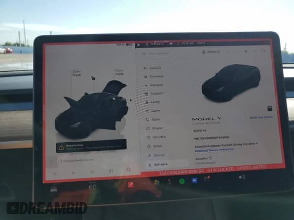 2024 Tesla Model Y с VIN 7SAYGDED9RF089599, выставлен на аукционе Copart как лот 84059915 с пробегом 32 641 миль миль и Списание • Salvage title. История ставок и продаж доступна на DreamBid. Изображение 9.