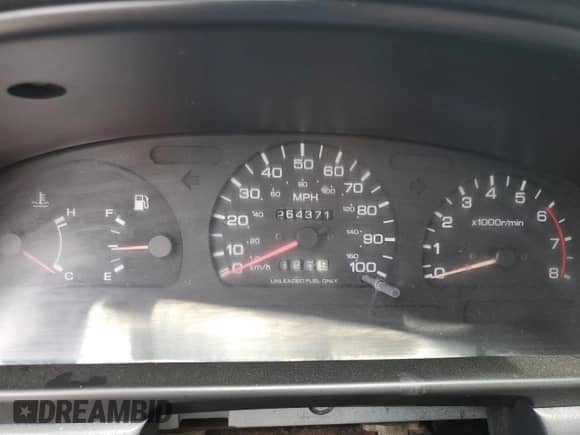 1995 Nissan Frontier with VIN 1N6SD16S7SC347951, listed as a Copart auction lot 53894725 with 264,371 mi miles and Salvage title. Bid and sale history available at DreamBid. Image 9.