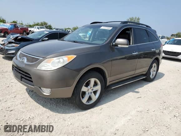 2008 Hyundai Veracruz GLS with VIN KM8NU73C08U070199, listed as a Copart auction lot 71737585 with 201,270 mi miles and Salvage title. Bid and sale history available at DreamBid. Image 1.