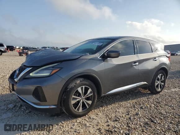 2021 Nissan Murano S with VIN 5N1AZ2AJXMC145544, listed as a Copart auction lot 56074945 with 42,031 mi miles and Salvage title. Bid and sale history available at DreamBid. Image 1.