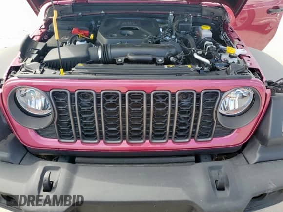 2024 Jeep Wrangler Sport S с VIN 1C4PJXDN7RW360306, выставлен на аукционе Copart как лот 67281625 с пробегом 7 885 миль миль и Списание • Salvage title. История ставок и продаж доступна на DreamBid. Изображение 12.