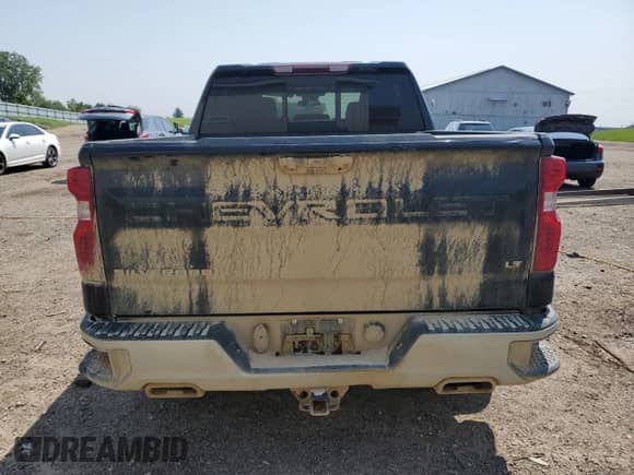 2022 Chevrolet Silverado 1500 LT with VIN 1GCUDDET0NZ558675, listed as a Copart auction lot 60106995 with 93,518 mi miles and Salvage title. Bid and sale history available at DreamBid. Image 6.