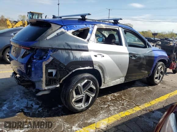 2022 Hyundai Tucson SEL z VIN 5NMJFCAE1NH124364, wystawiony jako Copart lot #80403375 z przebiegiem 38 831 mil mil oraz Szkoda całkowita • Salvage title. Historia ofert i sprzedaży dostępna na DreamBid. Obrazek 3.