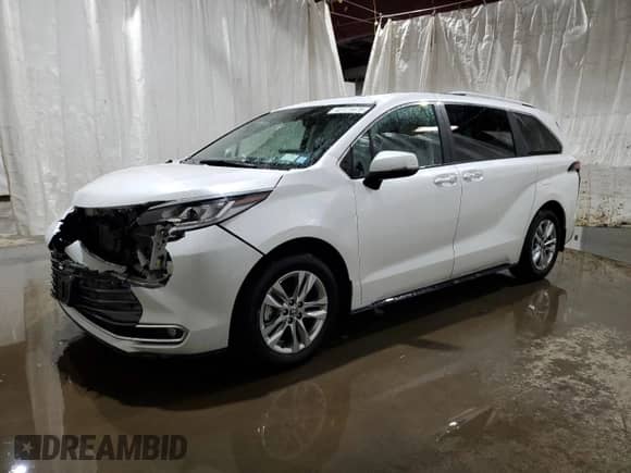 2025 Toyota Sienna Limited с VIN 5TDZSKFC7SS154980, выставлен на аукционе Copart как лот 43721475 с пробегом 4 337 миль миль и Списание • Salvage title. История ставок и продаж доступна на DreamBid. Изображение 1.