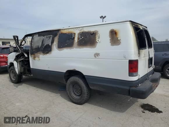 2008 Ford Econoline Cargo Commercial with VIN 1FTSS34L28DB10626, listed as a Copart auction lot 76492244 with Not provided miles and Non repairable. Bid and sale history available at DreamBid. Image 2.