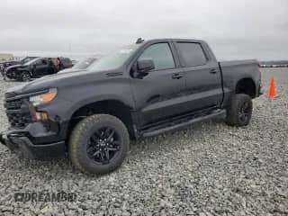 2023 Chevrolet Silverado 1500 Custom Trail Boss with VIN 3GCUDCED3PG128063, listed as a Copart auction lot 67384125 with 10,323 mi miles and Salvage title. Bid and sale history available at DreamBid. Image 1.