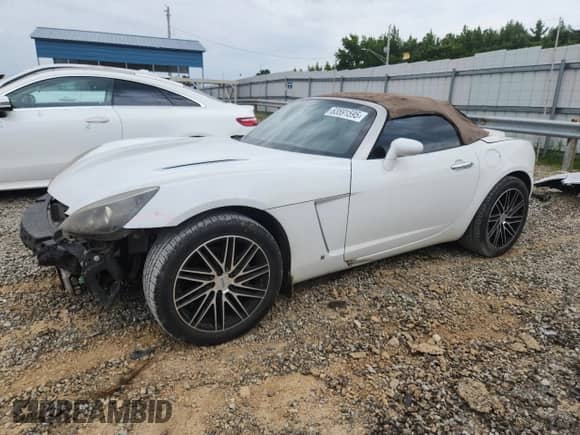 2008 Saturn Sky Red Line with VIN 1G8MF35X48Y119653, listed as a Copart auction lot 63591595 with 140,643 mi miles and Clean title. Bid and sale history available at DreamBid. Image 1.
