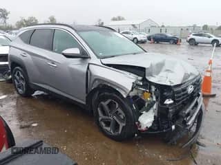 2022 Hyundai Tucson SEL Convenience with VIN KM8JFCA18NU077285, listed as a IAAI auction lot 43394135 with 40,947 mi miles and . Bid and sale history available at DreamBid. Image 1.