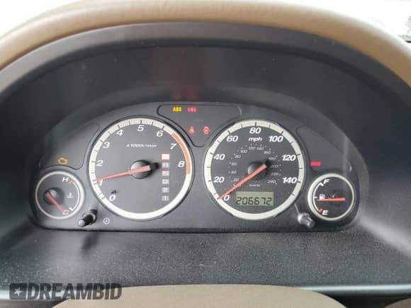 2002 Honda CR-V EX with VIN JHLRD78822C010158, listed as a Copart auction lot 82296745 with 206,672 mi miles and Salvage title. Bid and sale history available at DreamBid. Image 9.