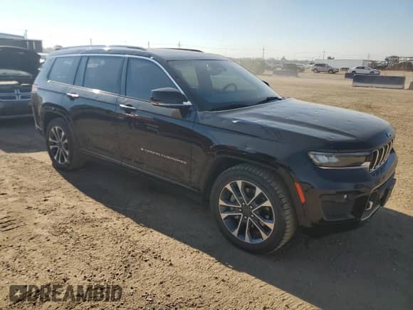 2022 Jeep Grand Cherokee Overland с VIN 1C4RJKDG1N8564532, выставлен на аукционе Copart как лот 68621285 с пробегом 52 604 миль миль и Чистый • Clean title. История ставок и продаж доступна на DreamBid. Изображение 4.