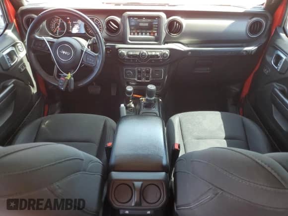 2021 Jeep Wrangler Unlimited Sport S with VIN 1C4HJXDG7MW860528, listed as a Copart auction lot 63694135 with 48,188 mi miles and Salvage title. Bid and sale history available at DreamBid. Image 8.