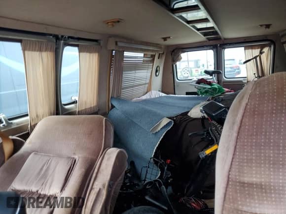 1989 Chevrolet Chevy Van with VIN 1GBEG25K2K7120100, listed as a Copart auction lot 75508934 with Not provided miles and Salvage title. Bid and sale history available at DreamBid. Image 10.