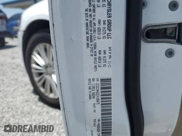 2012 Chrysler 300 Limited с VIN 2C3CCAHG2CH168075, выставлен на аукционе Copart как лот 62211135 с пробегом 163 235 миль миль и Списание • Salvage title. История ставок и продаж доступна на DreamBid. Изображение 12.