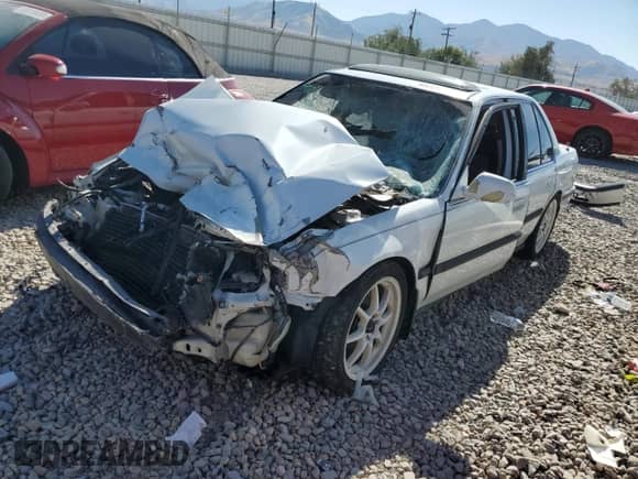 1990 Honda Accord EX z VIN JHMCB7564LC095189, wystawiony jako Copart lot #69300794 z przebiegiem 161 544 mil mil oraz Szkoda całkowita • Salvage title. Historia ofert i sprzedaży dostępna na DreamBid. Obrazek 1.