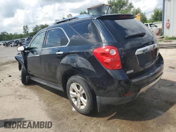 2011 Chevrolet Equinox LTZ with VIN 2GNALFEC1B1155091, listed as a Copart auction lot 64832365 with Not provided miles and Salvage title. Bid and sale history available at DreamBid. Image 2.
