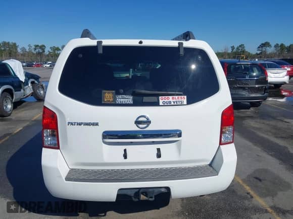 2012 Nissan Pathfinder SV with VIN 5N1AR1NN7CC638183, listed as a IAAI auction lot 41748290 with 164,610 mi miles and . Bid and sale history available at DreamBid. Image 16.