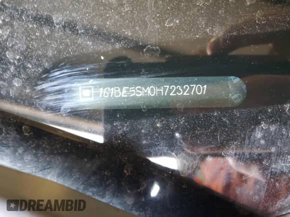 2017 Chevrolet Cruze LT with VIN 1G1BE5SM0H7232701, listed as a Copart auction lot 62901715 with 76,174 mi miles and Salvage title. Bid and sale history available at DreamBid. Image 13.