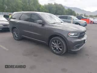2018 Dodge Durango GT with VIN 1C4RDJDG1JC133164, listed as a IAAI auction lot 43127563 with 158,988 mi miles and . Bid and sale history available at DreamBid. Image 1.