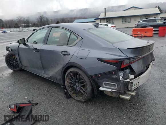 2024 Lexus IS 500 F Sport Performance z VIN JTHAP1D23R5005922, wystawiony jako Copart lot #45247665 z przebiegiem 5 774 mil mil oraz Szkoda całkowita • Salvage title. Historia ofert i sprzedaży dostępna na DreamBid. Obrazek 2.