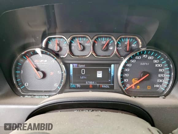 2018 Chevrolet Silverado 1500 LTZ z VIN 3GCUKSEJ6JG419542, wystawiony jako Copart lot #56842495 z przebiegiem 67 864 mil mil oraz Szkoda całkowita • Salvage title. Historia ofert i sprzedaży dostępna na DreamBid. Obrazek 9.