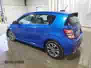 2017 Chevrolet Sonic LT with VIN 1G1JC6SB7H4117763, listed as a Copart auction lot 82974594 with 97,470 mi miles and Salvage title. Bid and sale history available at DreamBid. Image 2.