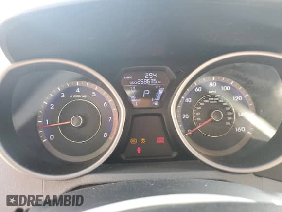 2011 Hyundai Elantra GLS z VIN KMHDH4AE3BU106543, wystawiony jako Copart lot #81937505 z przebiegiem 258 635 mil mil oraz Szkoda całkowita • Salvage title. Historia ofert i sprzedaży dostępna na DreamBid. Obrazek 9.