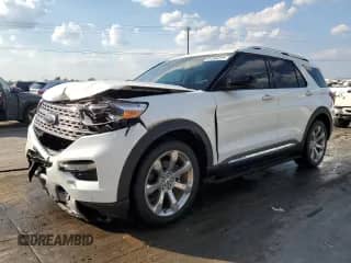 2020 Ford Explorer Limited z VIN 1FMSK8FH7LGC90324, wystawiony jako Copart lot #81264225 z przebiegiem 50 785 mil mil oraz Szkoda całkowita • Salvage title. Historia ofert i sprzedaży dostępna na DreamBid. Obrazek 1.