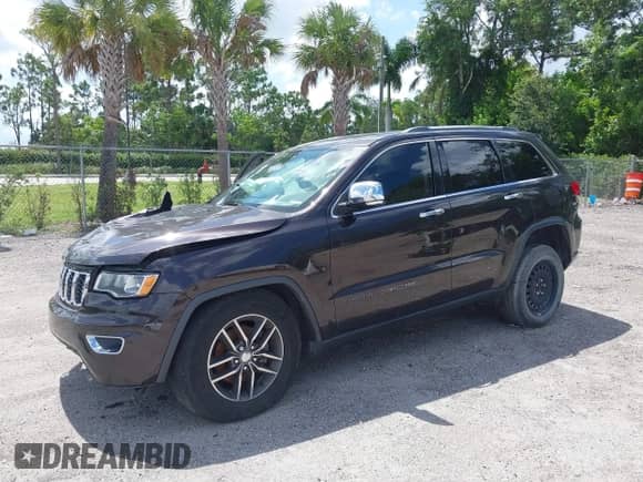 2017 Jeep Grand Cherokee Limited with VIN 1C4RJEBG8HC731720, listed as a IAAI auction lot 42763258 with 94,058 mi miles and . Bid and sale history available at DreamBid. Image 18.