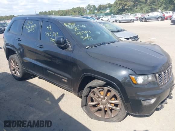 2017 Jeep Grand Cherokee Limited с VIN 1C4RJFBG0HC641452, выставлен на аукционе IAAI как лот 40497878 с пробегом Не указан миль и . История ставок и продаж доступна на DreamBid. Изображение 12.