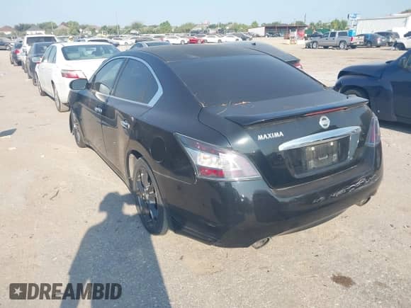 2014 Nissan Maxima S z VIN 1N4AA5AP8EC464837, wystawiony jako IAAI lot #43232603 z przebiegiem 173 546 mil mil oraz . Historia ofert i sprzedaży dostępna na DreamBid. Obrazek 3.