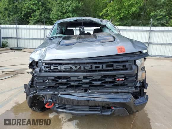 2024 Chevrolet Silverado 1500 Custom Trail Boss with VIN 3GCPDCEKXRG424440, listed as a Copart auction lot 61536585 with Not provided miles and Non repairable. Bid and sale history available at DreamBid. Image 5.