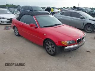 2004 BMW 3 Series 325Ci with VIN WBABW33464PL33935, listed as a IAAI auction lot 42643196 with 132,945 mi miles and . Bid and sale history available at DreamBid. Image 1.