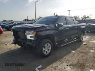 2024 Chevrolet Silverado 1500 with VIN 3GCPAEE86RG288574, listed as a Copart auction lot 63547245 with 26,929 mi miles and Salvage title. Bid and sale history available at DreamBid. Image 1.