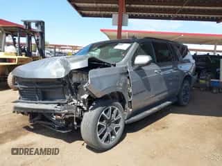 2023 Chevrolet Suburban RST с VIN 1GNSKEKD9PR132106, выставлен на аукционе IAAI как лот 43208174 с пробегом 55 647 миль миль и . История ставок и продаж доступна на DreamBid. Изображение 2.