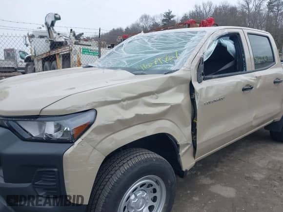 2024 Chevrolet Colorado 4WD Work Truck with VIN 1GCPTBEK9R1240120, listed as a IAAI auction lot 41671761 with 2,119 mi miles and . Bid and sale history available at DreamBid. Image 6.