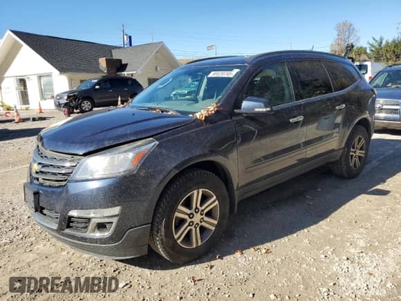 2016 Chevrolet Traverse LT with VIN 1GNKVHKD0GJ121504, listed as a Copart auction lot 90020745 with Not provided miles and Salvage title. Bid and sale history available at DreamBid. Image 1.