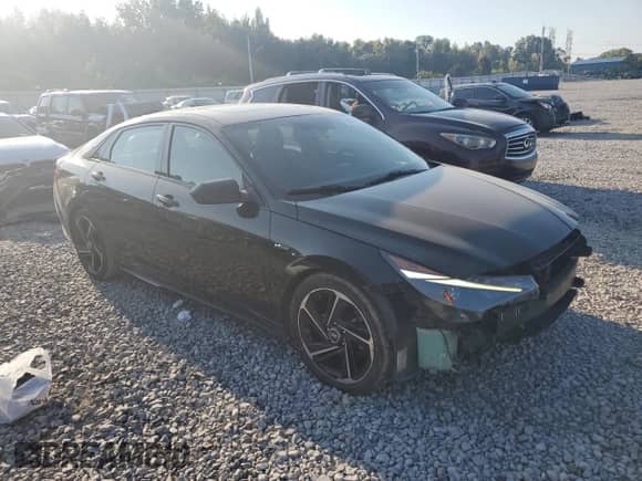 2023 Hyundai Elantra N Line z VIN KMHLR4AF1PU413623, wystawiony jako Copart lot #71437985 z przebiegiem 78 423 mil mil oraz Szkoda całkowita • Salvage title. Historia ofert i sprzedaży dostępna na DreamBid. Obrazek 4.