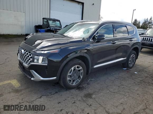 2023 Hyundai Santa Fe Blue z VIN 5NMS2DA15PH016495, wystawiony jako Copart lot #51465905 z przebiegiem 28 094 mil mil oraz Szkoda całkowita • Salvage title. Historia ofert i sprzedaży dostępna na DreamBid. Obrazek 1.
