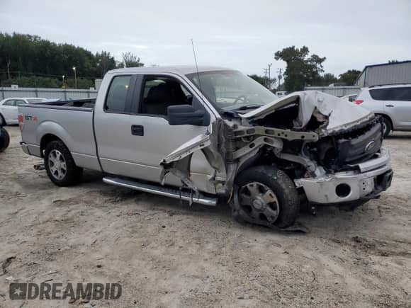 2010 Ford F-150 XL with VIN 1FTEX1CW8AFD74376, listed as a Copart auction lot 84368955 with Not provided miles and Salvage title. Bid and sale history available at DreamBid. Image 4.