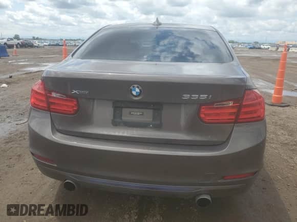 2015 BMW 3 Series 335i xDrive with VIN WBA3B9C50FF589685, listed as a Copart auction lot 59050535 with 86,006 mi miles and Salvage title. Bid and sale history available at DreamBid. Image 6.